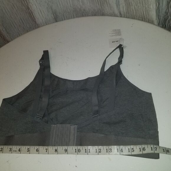 A momcozy Nursing Bra size XXLarge NWT GRAY - Picture 3 of 14
